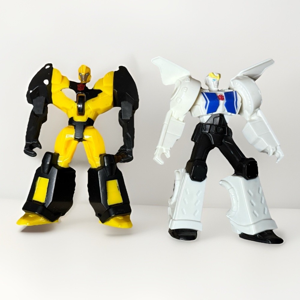 2 Transformer Action Figures - Bumblebee & Strongarm, 2016 McDonald's Happy Meal